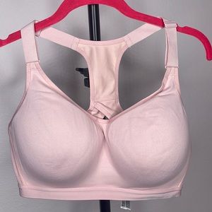 Victoria secret pink 36ddd pink cutout sports bra workout used